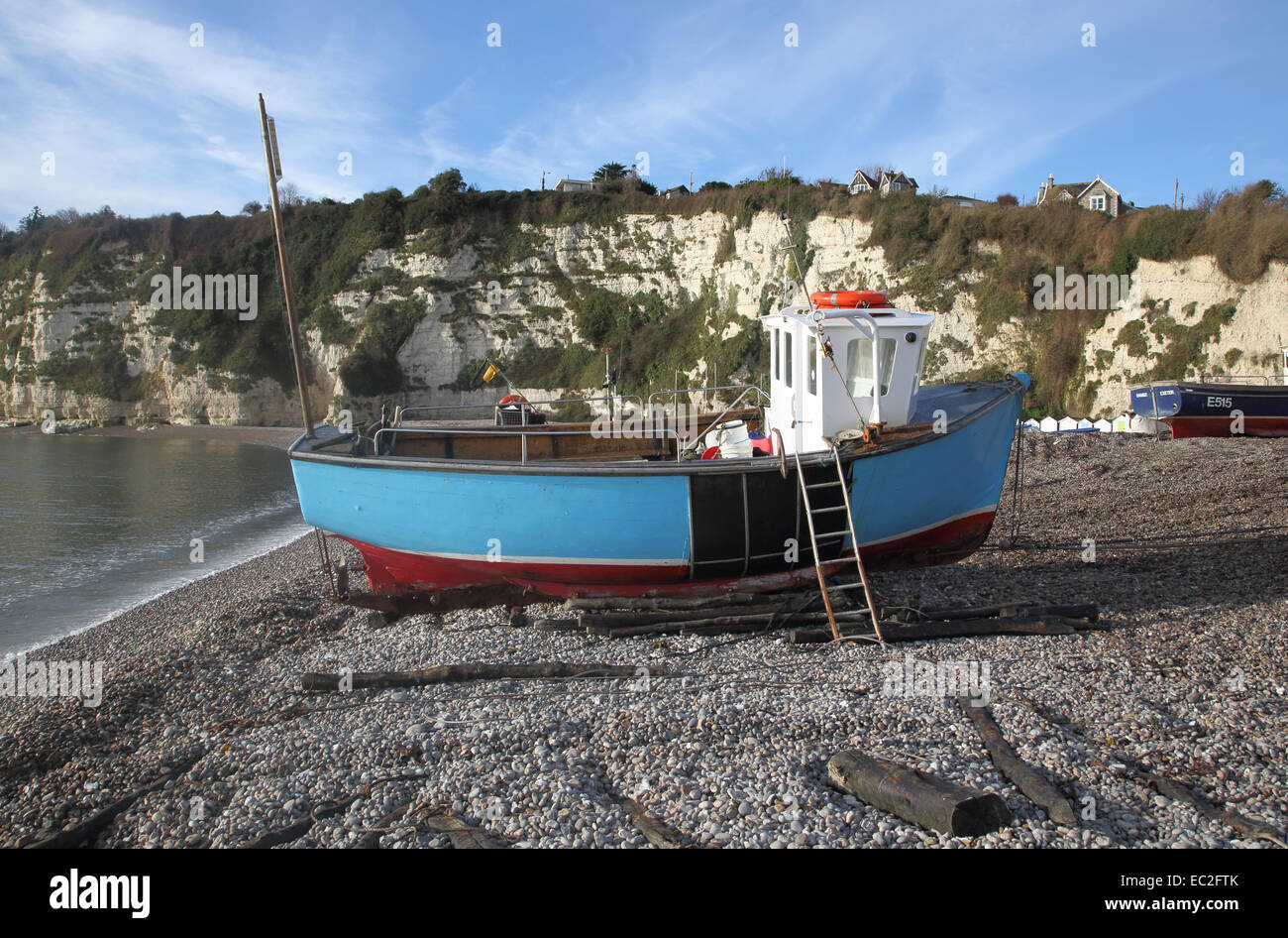 the fishing village of Beer on the south devon coast Stock Photo Alamy