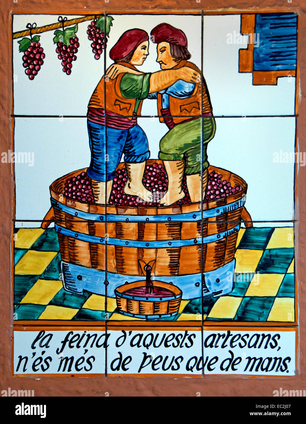 Tapas Bar Valencia Old City Town Spain Spanish tiles Stock Photo Alamy