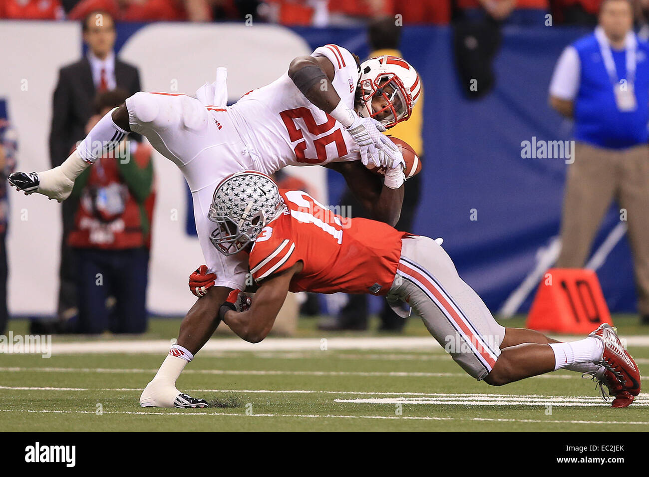 Indianapolis, IN, USA. 06th Dec, 2014. Wisconsin Badgers running back