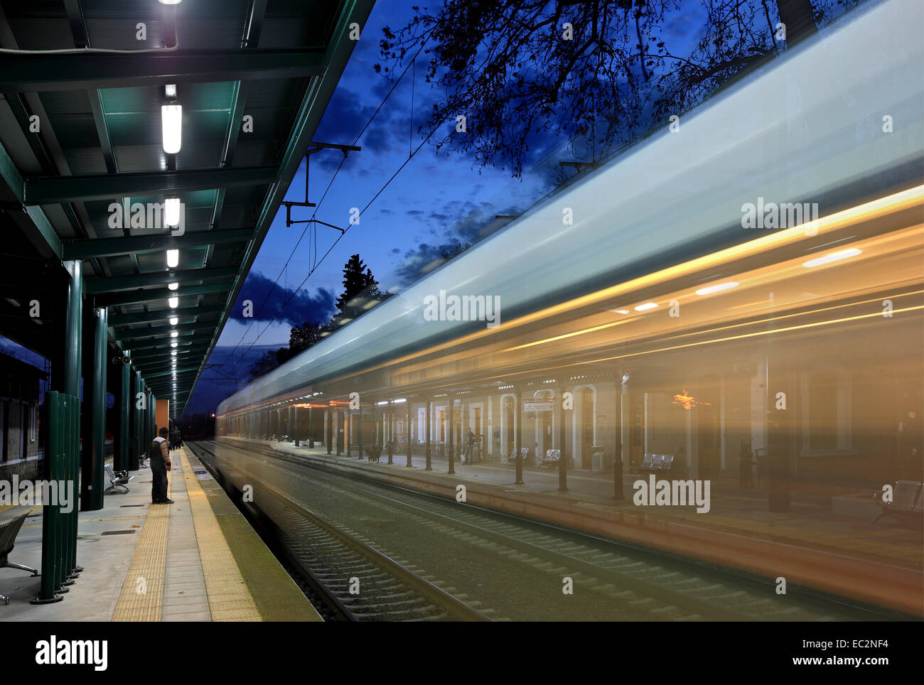 Macedonia rail hires stock photography and images Alamy