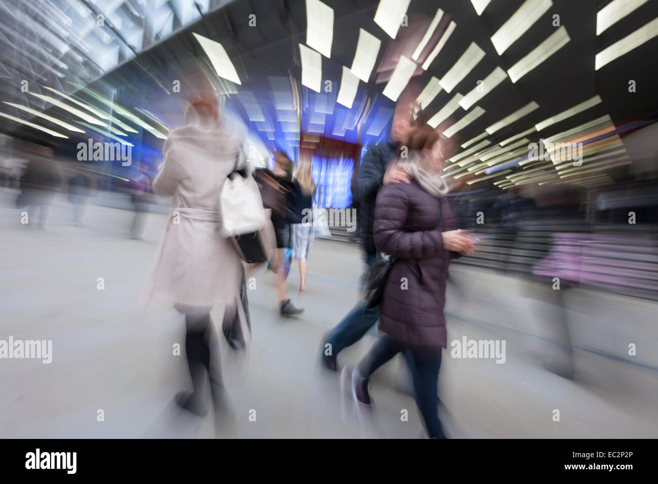 Unrecognizable blurred people hi-res stock photography and images - Alamy