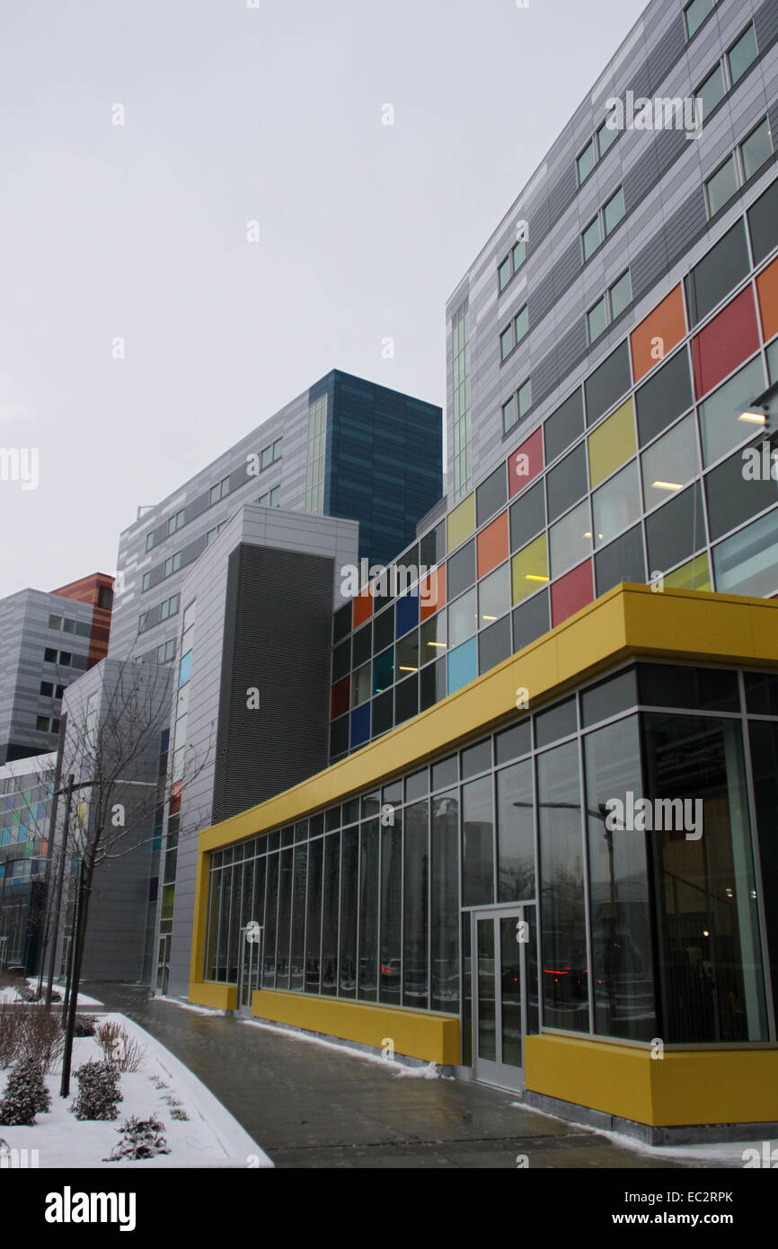 The McGill Unversity Health Centre mega hospital in Montreal, Quebec