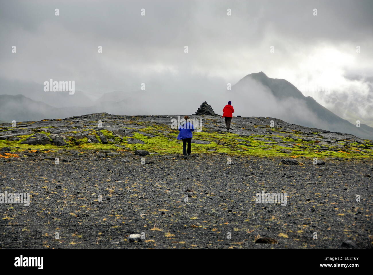 Super Jeep adventure tours in Iceland Stock Photo