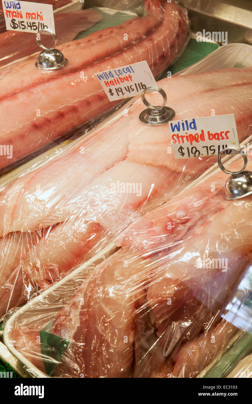 wild caught fresh fish for sale, Nikka Fish Market and Grill, Goleta, California, United States