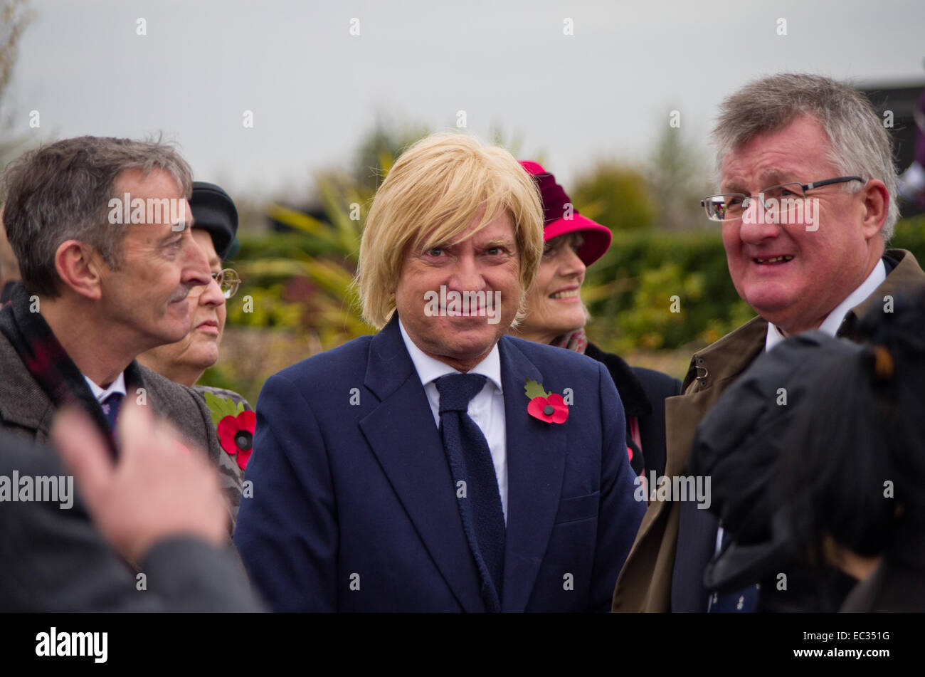 Michael Fabricant, MP for Lichfield, pictured at a Remembrance Day 2014 ceremony. Stock Photo