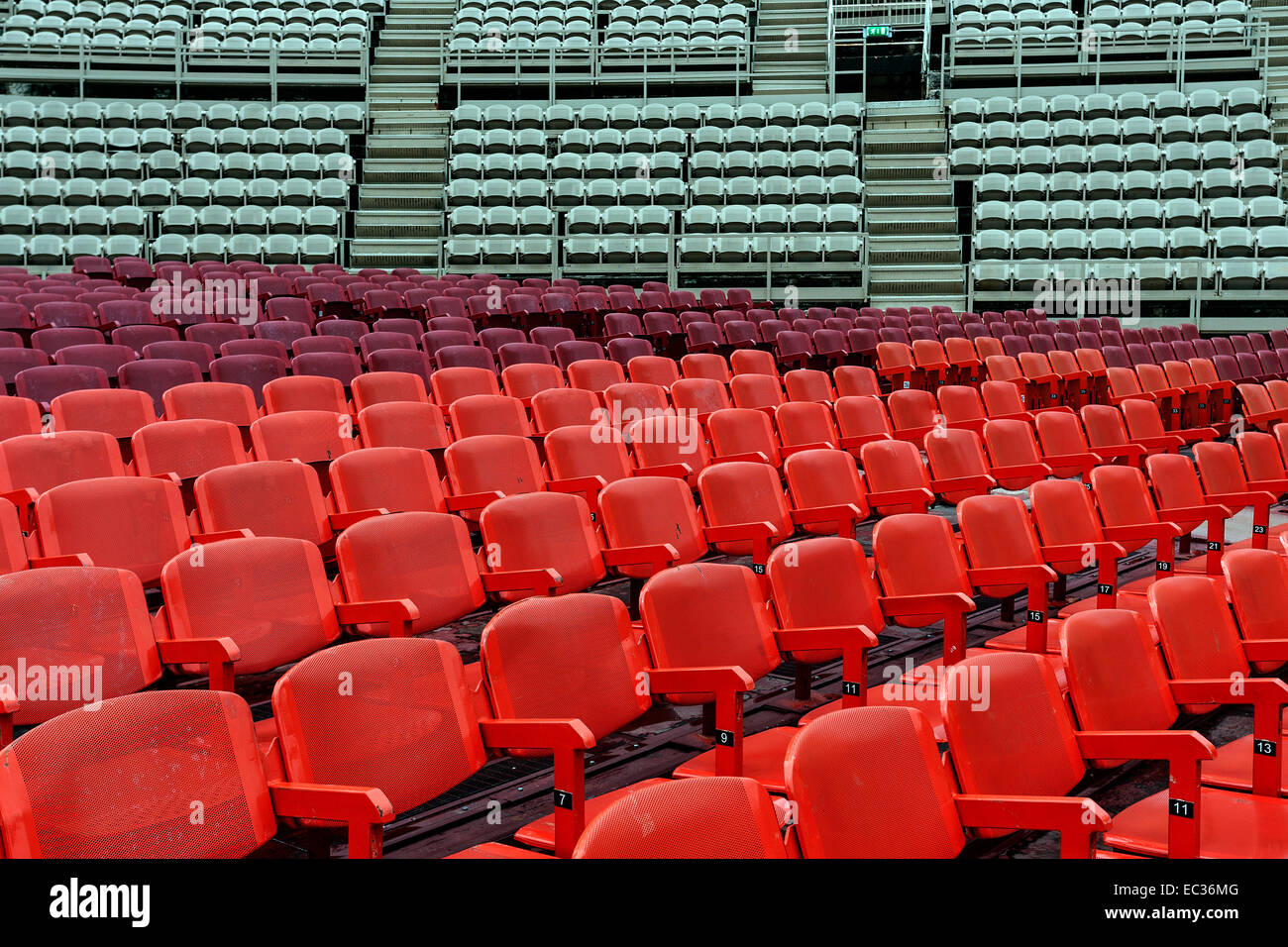Seating in the Arena di Verona, Verona province, Italy Stock