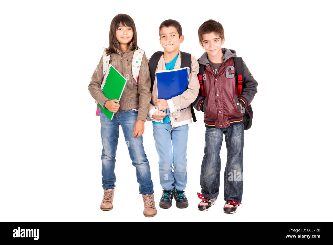Group of school children hi-res stock photography and images - Alamy