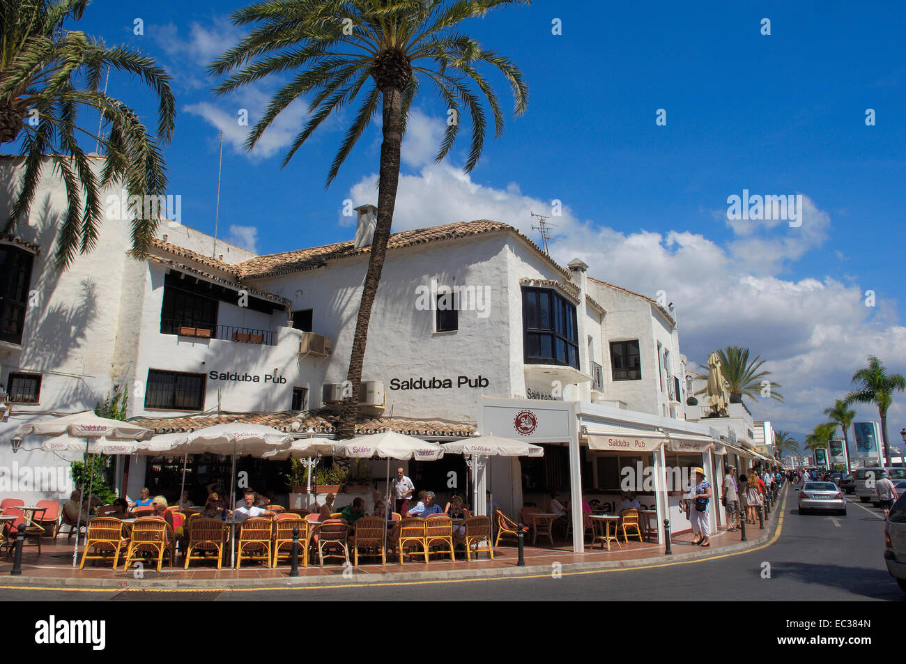 Da Paulo restaurant Bar at Puerto Banus Marbella Spain Stock Photo - Alamy