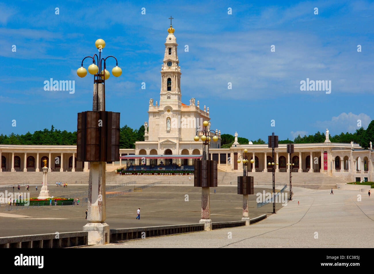 Sanctuary of Our Lady of Fatima, Fatima, Estremadura, Portugal, Europe Stock Photo
