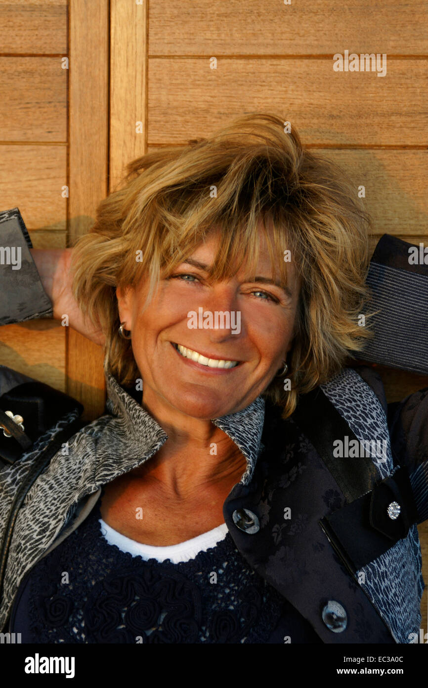 Happy older woman hi-res stock photography and images - Alamy
