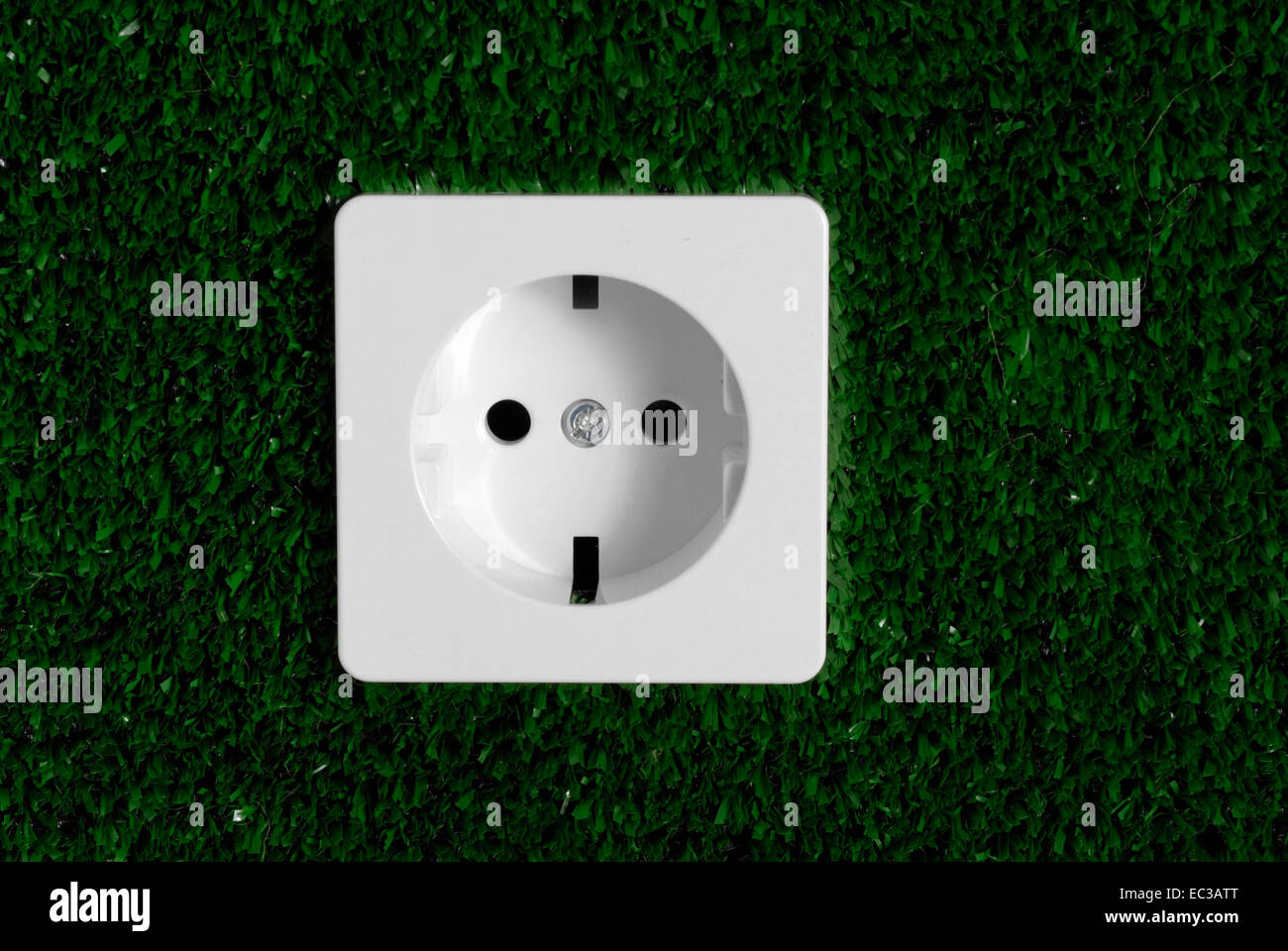 Electric Outlet, Lawn Stock Photo Alamy