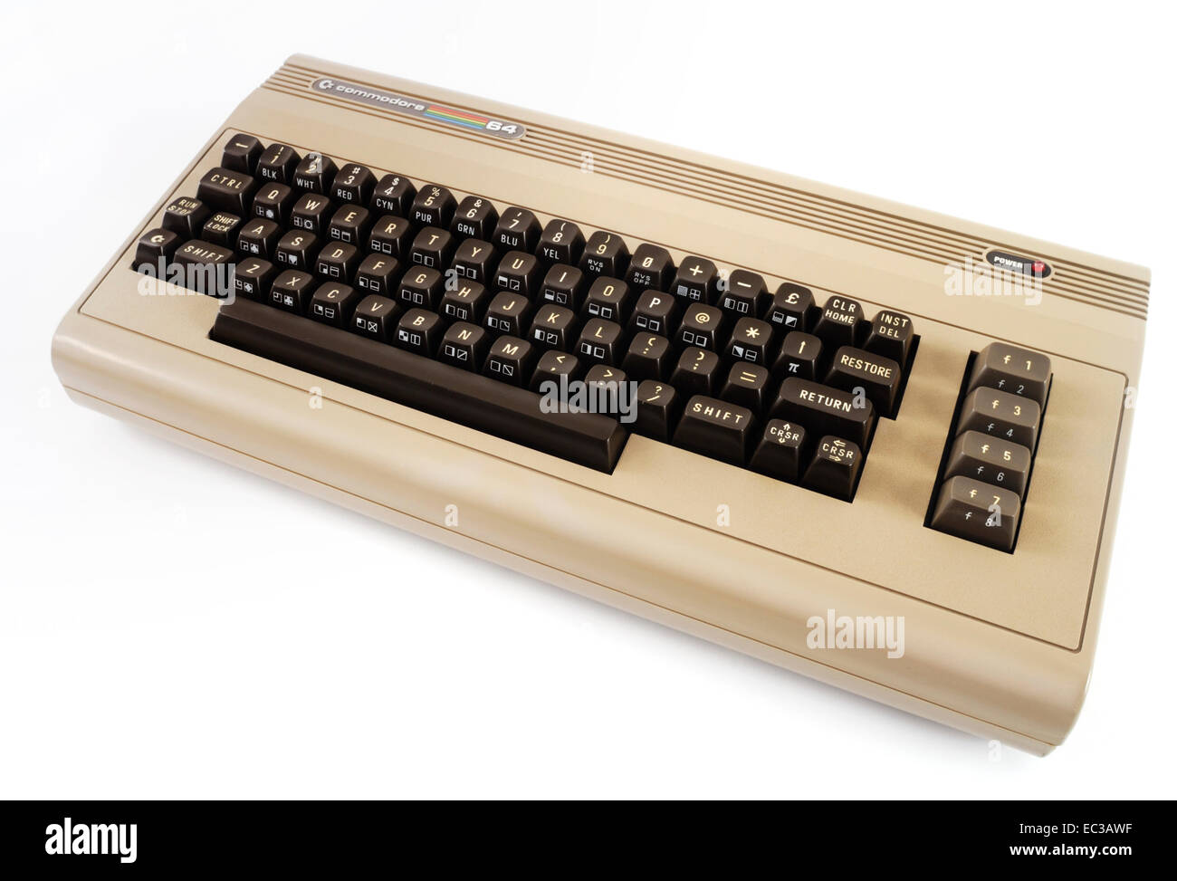 Commodore C64, 64er, 8 Bit Homecomputer, 1986 Stock Photo
