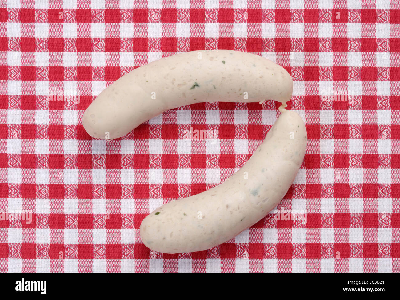 Bavarian Veal Sausages Stock Photo Alamy