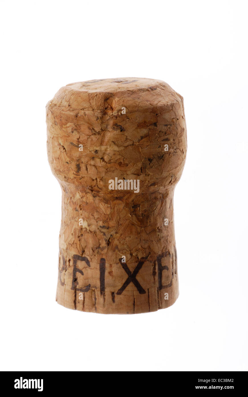 Isolated Cork of Wine Bottle Stock Photo Alamy