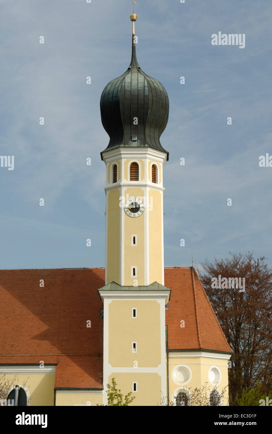 Parish Heilig Blut, Rosenheim, Bavaria, Germany Stock Photo