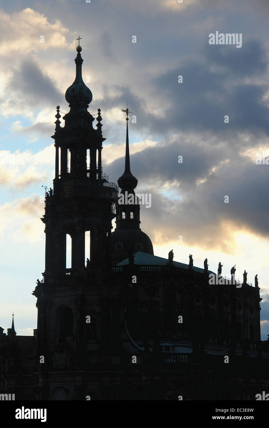 Katholische Hofkirche, Dresden, Germany Stock Photo