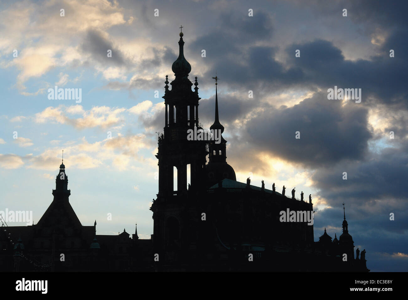 Katholische Hofkirche, Dresden, Germany Stock Photo