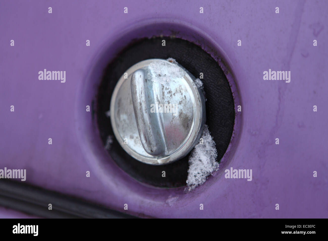 Gas Cap of a Car Stock Photo Alamy