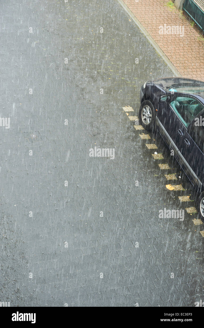 Cloudburst, Heavy Shower Stock Photo Alamy