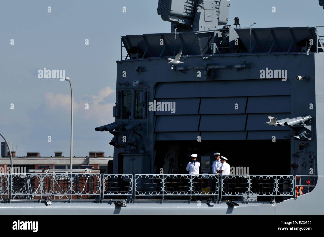 Navy, German Armed Forces, Ship, Marines, Wilhelmshaven, Germany Stock