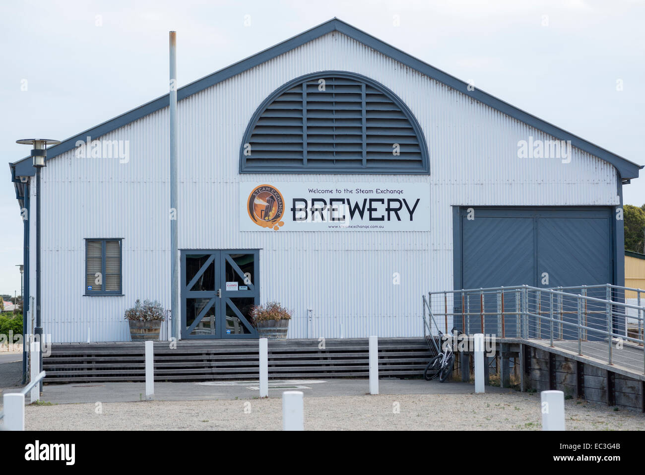 The Steam Exchange Brewery at Goolwa South Australia Stock Photo