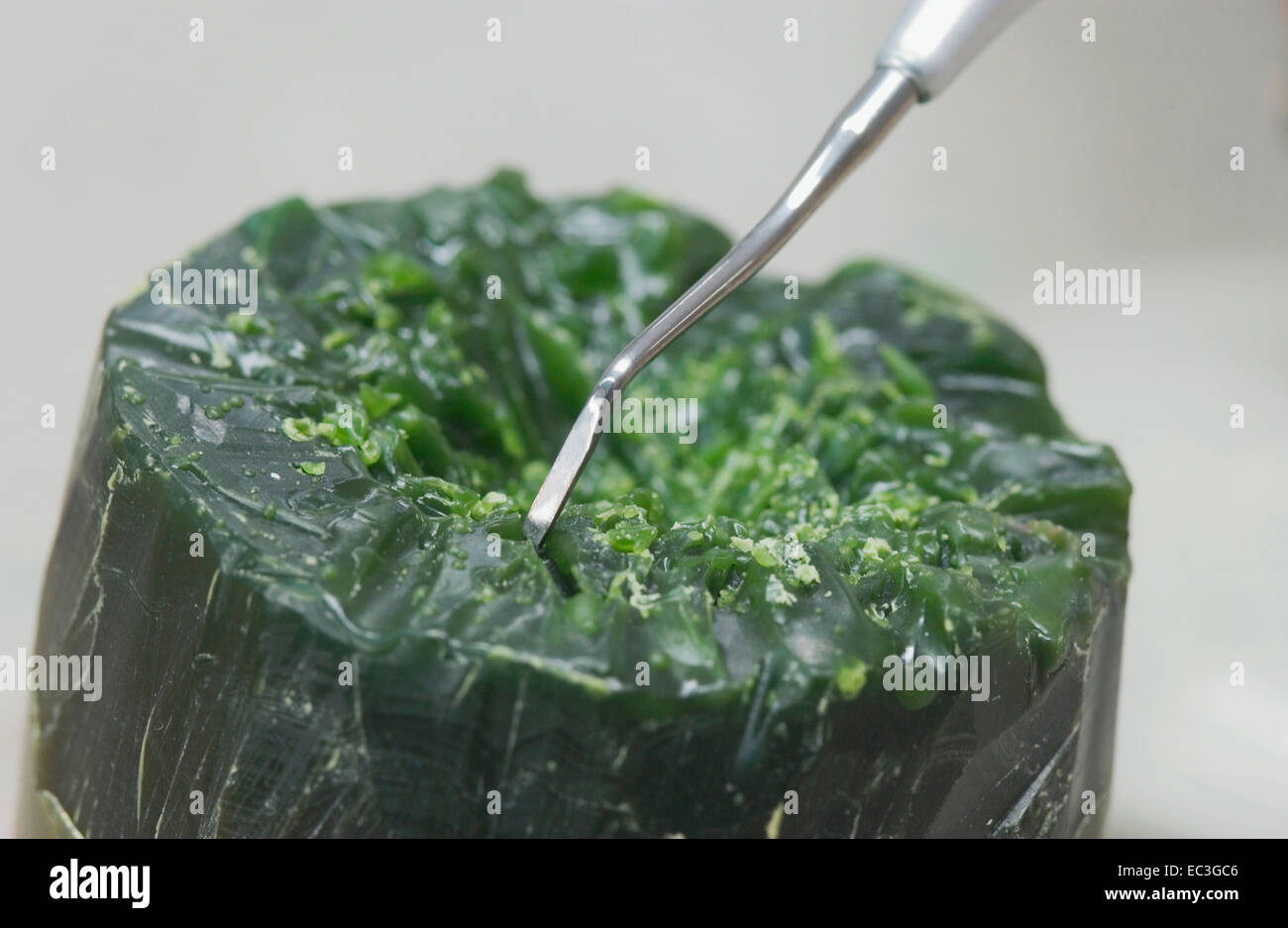 Dental Laboratory Wax for modelling Stock Photo Alamy