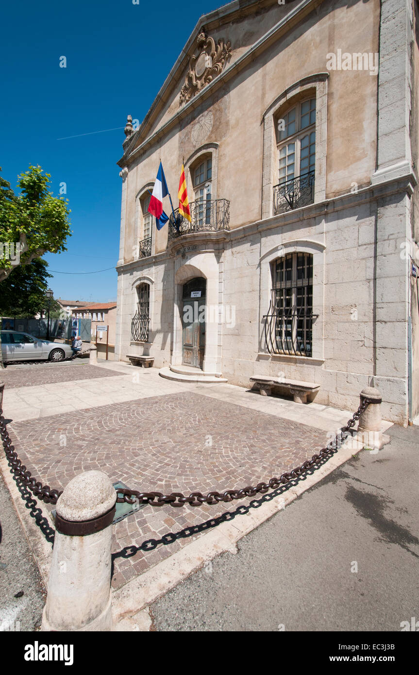 Town hall in La Motte Stock Photo Alamy