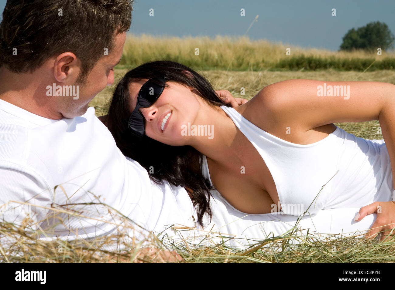 Beloved couple romantic feelings lovely hi-res stock photography and ...