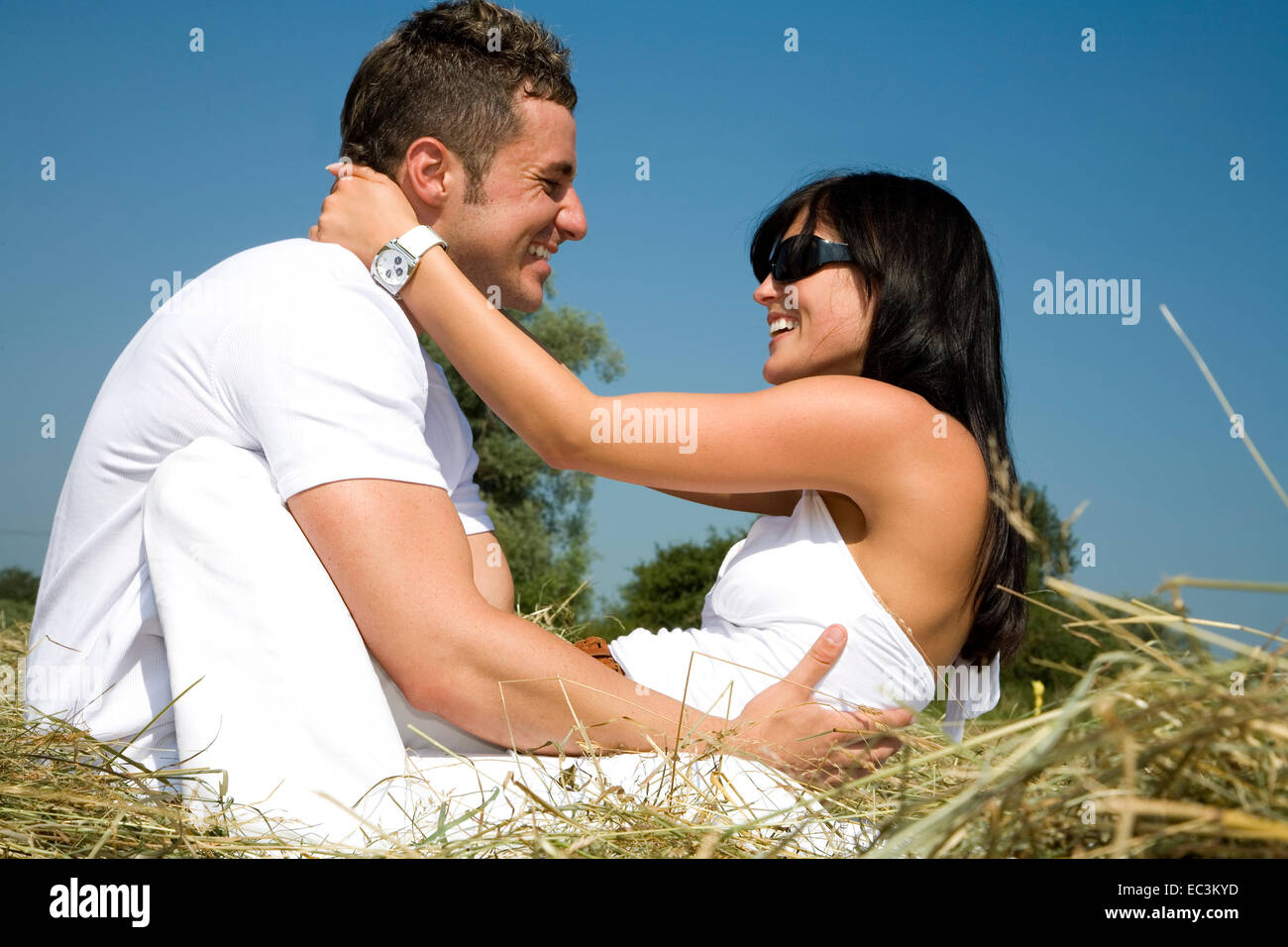 Beloved couple romantic feelings lovely hi-res stock photography and ...
