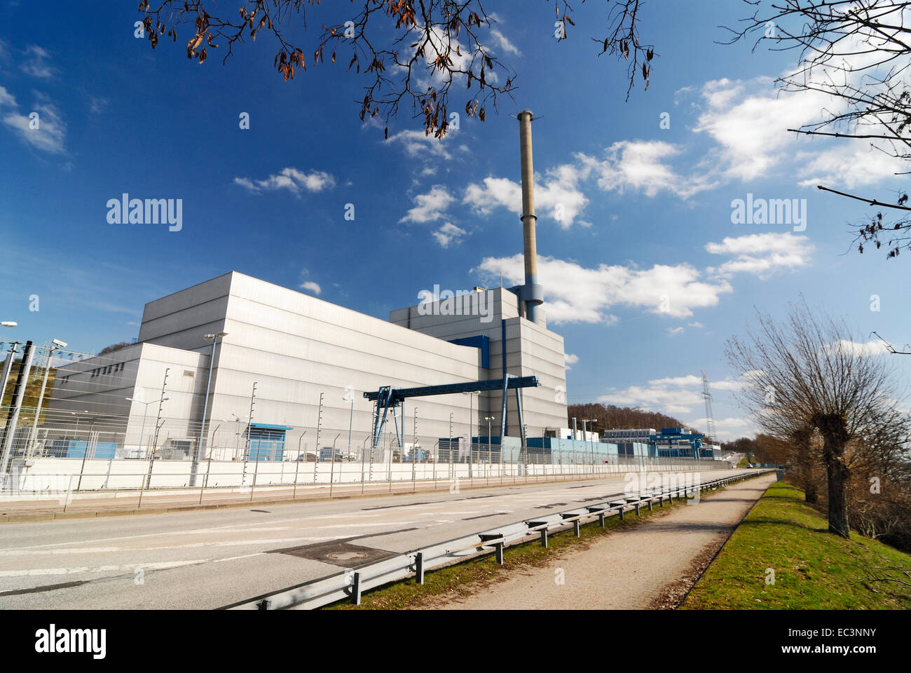 Atomic power plant Kruemmel near Hamburg, Germany Stock Photo