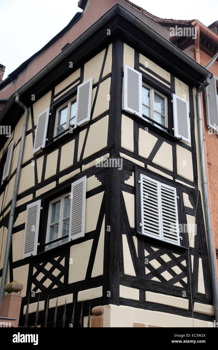 Strasbourg medieval halftimbered house. Stock Photo