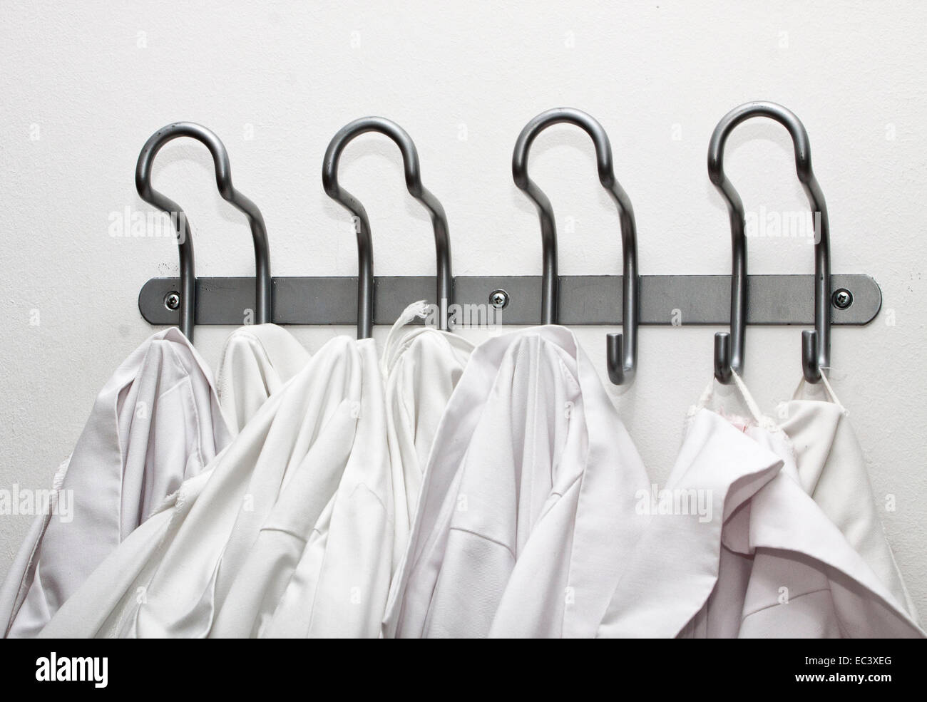 Lab coats hanging hires stock photography and images Alamy