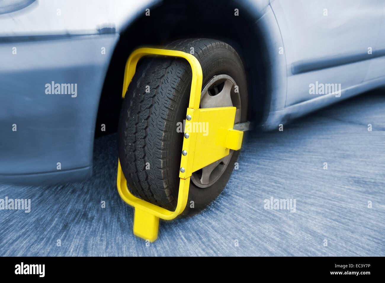 Car boot parking violation High Resolution Stock Photography and Images