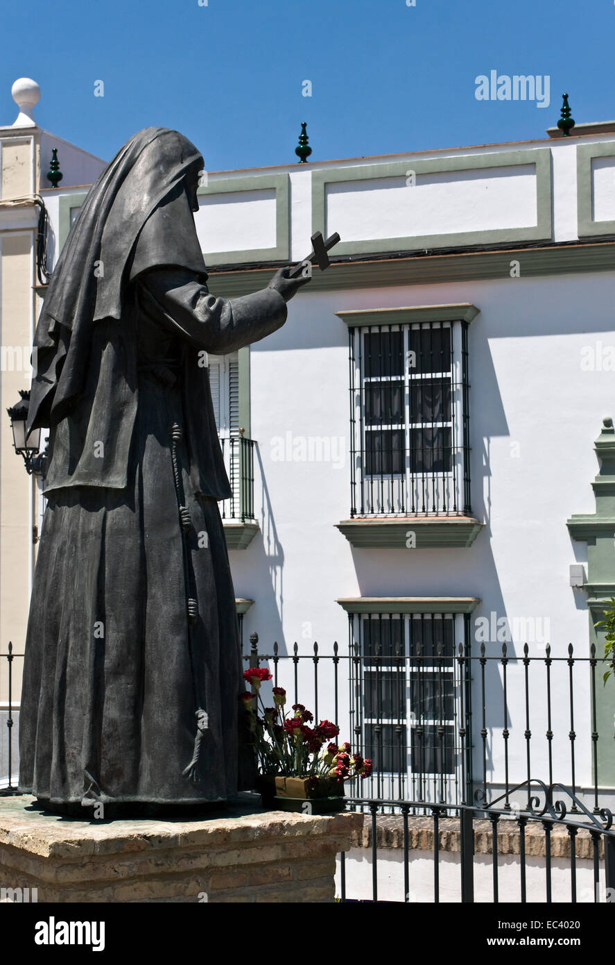 Nun, San Juan Bautista, Las Cabezas, Spain Stock Photo Alamy
