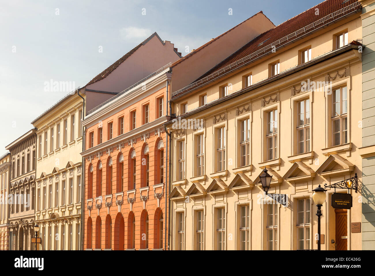 restored houses in the Potsdam old city Stock Photo Alamy