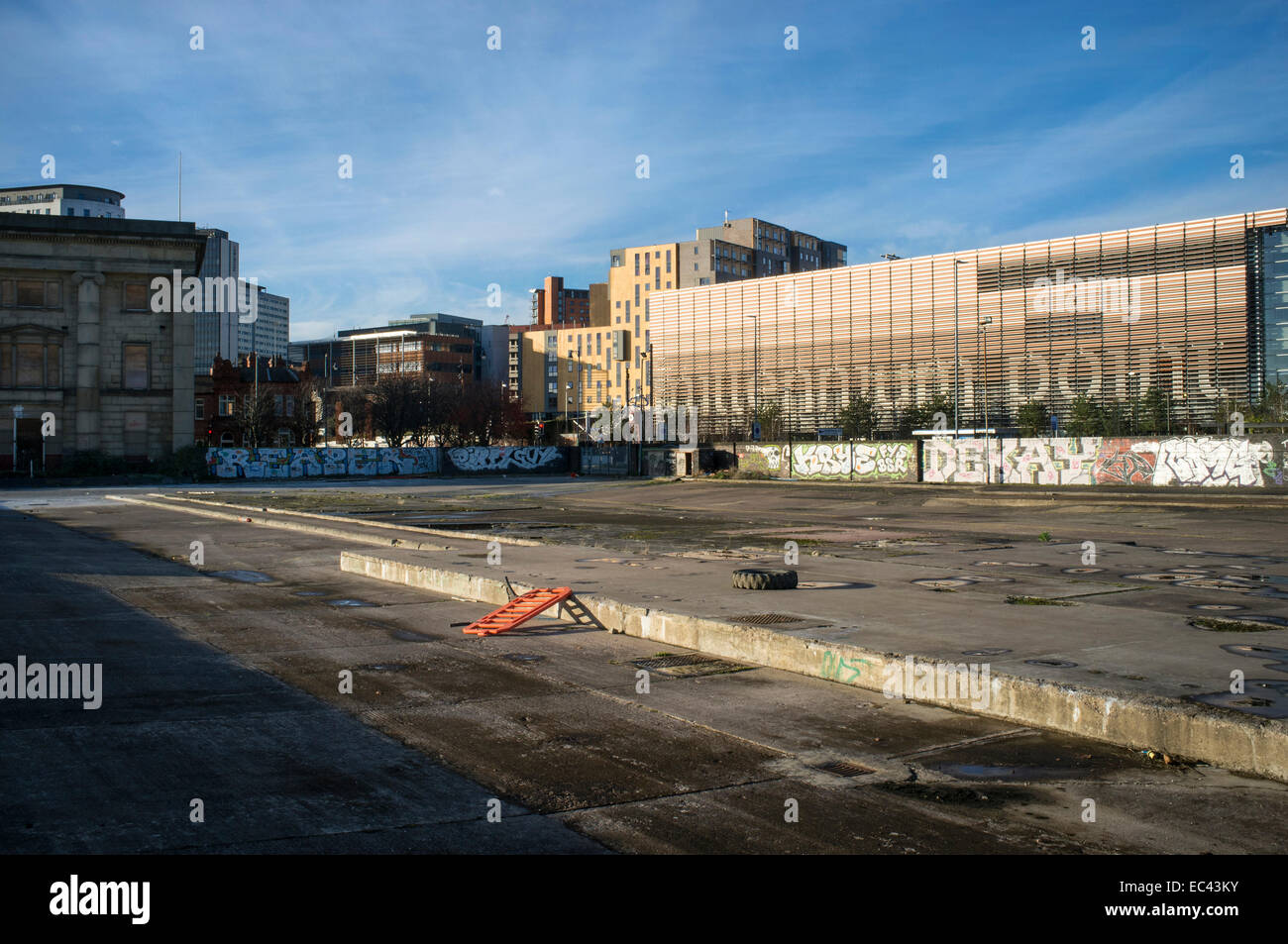 HS2 site, Curzon Street Station and Millenium Point Birmingham Stock Photo