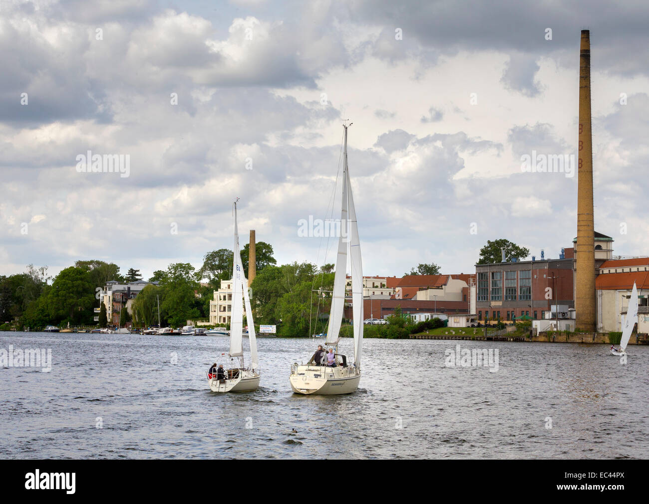 sailing in Berlin Stock Photo Alamy
