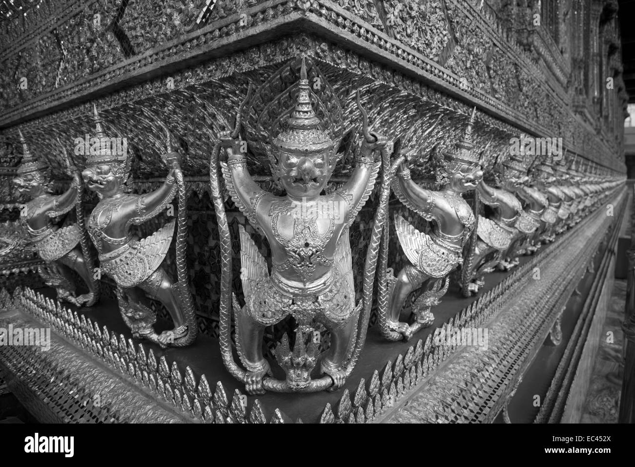 Mythical figures at the Royal Palace,  Bangkok, Thailand Stock Photo