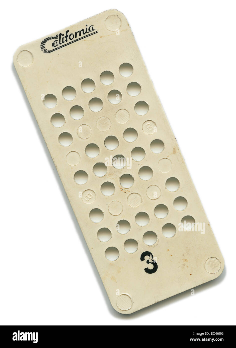 punch card Stock Photo