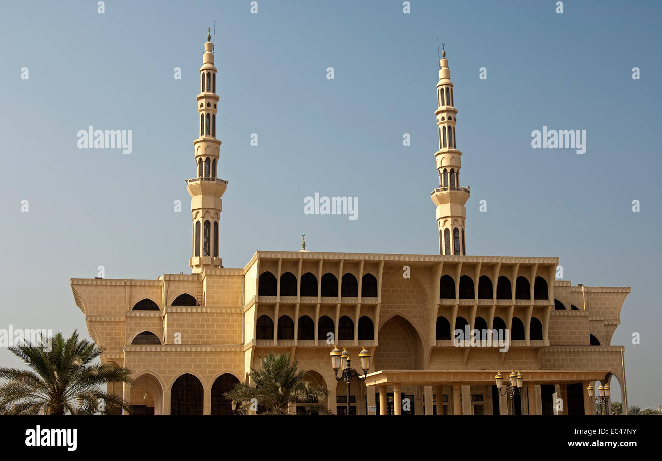 King Faisal Mosque, Sharjah, United Arab Emirates Stock Photo Alamy