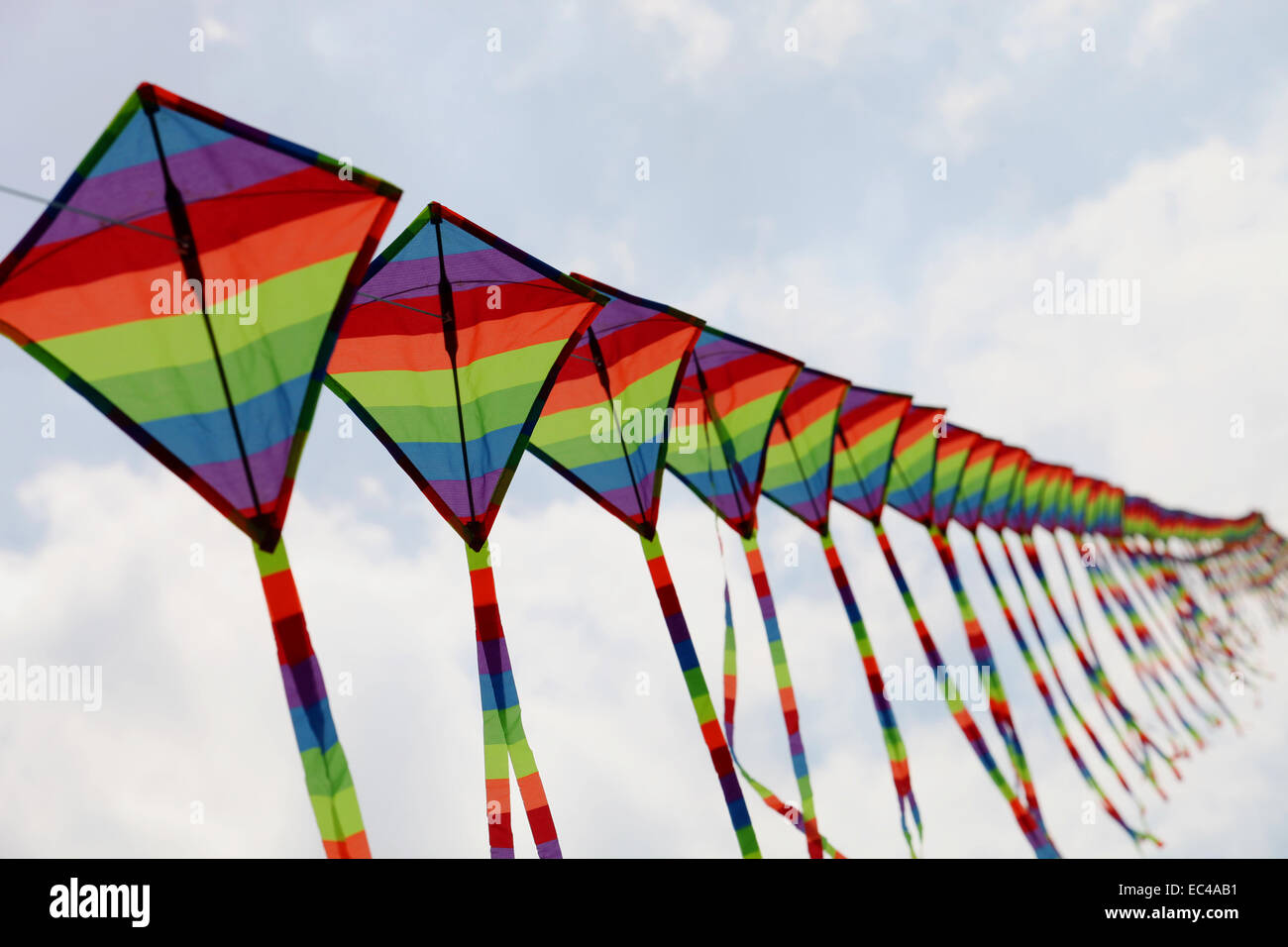 Kites on the sky Stock Photo