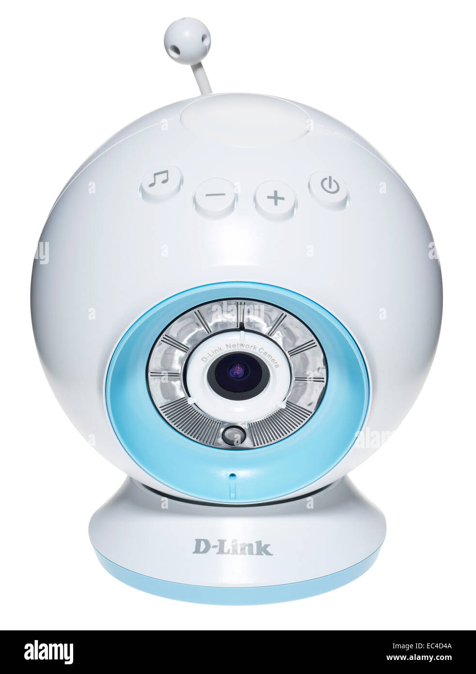 D Link baby monitor, video camera. Baby webcam. Wireless internet child monitor. Stock Photo