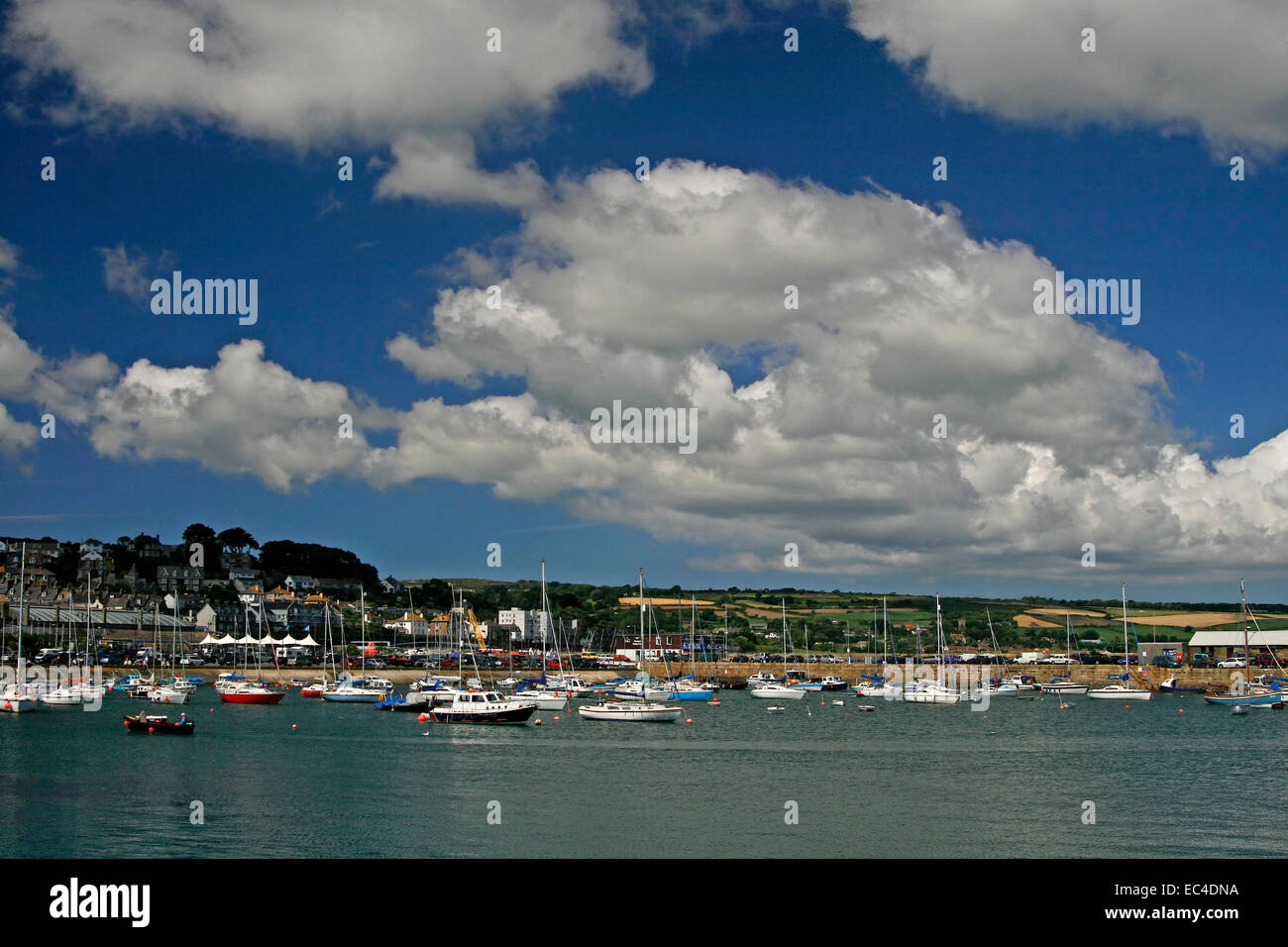 Harbor in Penzance, Cornwall, Southwest England, UK Stock Photo