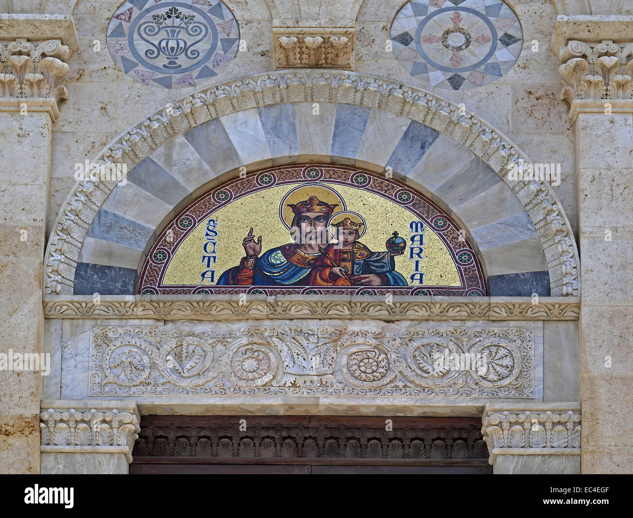 Kathedrale in Sardinien, Italien - The cathedral of Cagliari church Santa Maria di Castello , Sardinia, Italy, Europe Stock Photo
