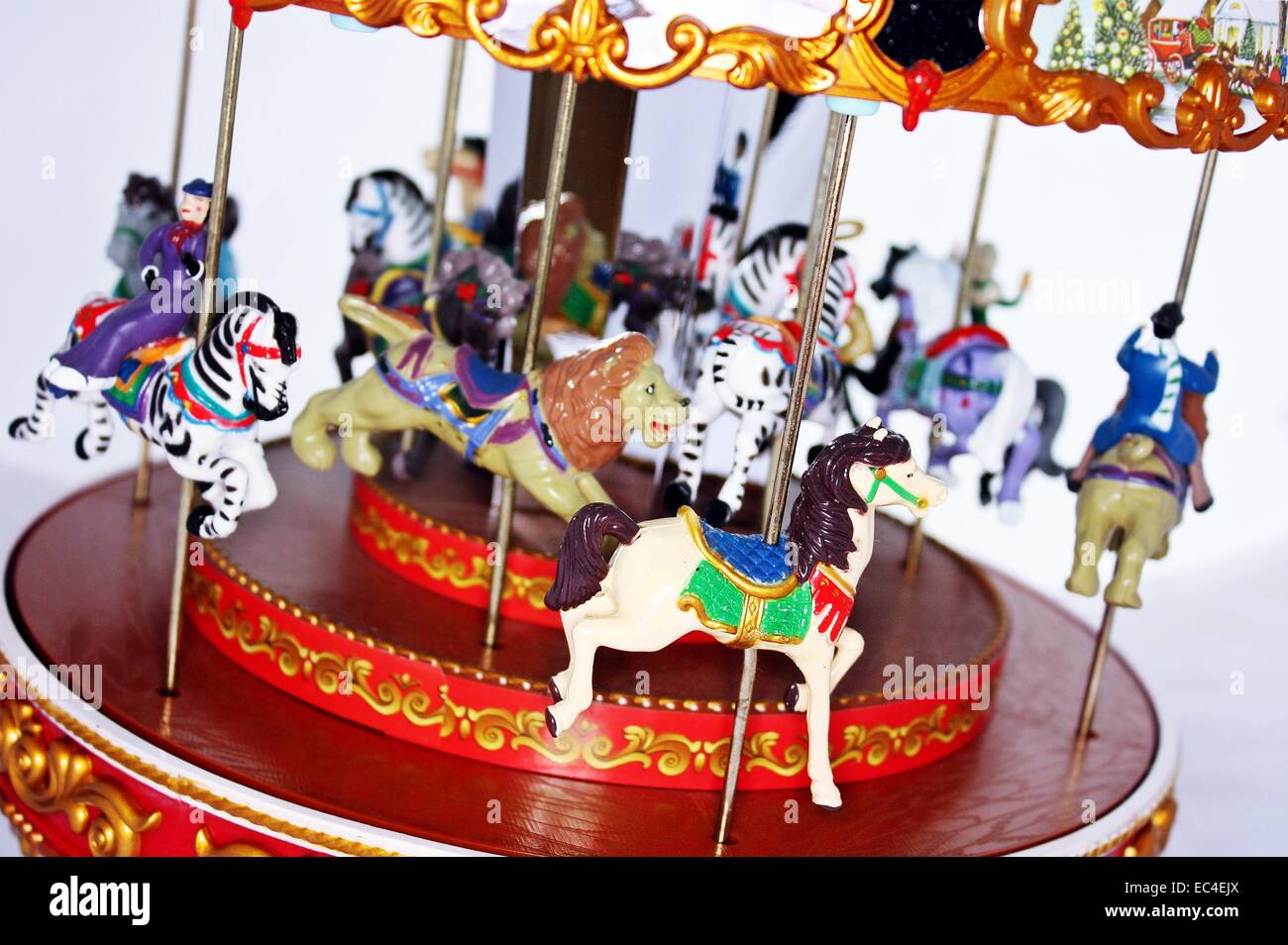 toy carrousel Stock Photo