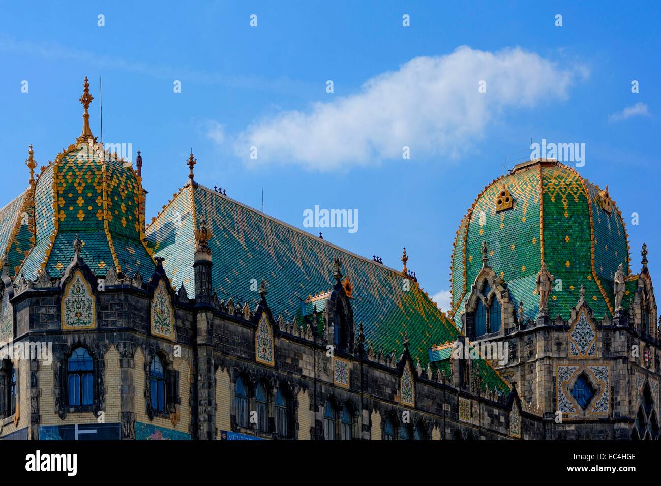 Architecture, arts and Crafts Museum in Budapest, Art Nouveau Stock
