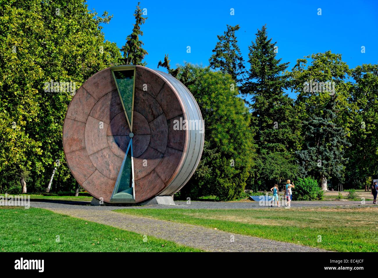 Time wheel, the biggest clock in the world Stock Photo Alamy
