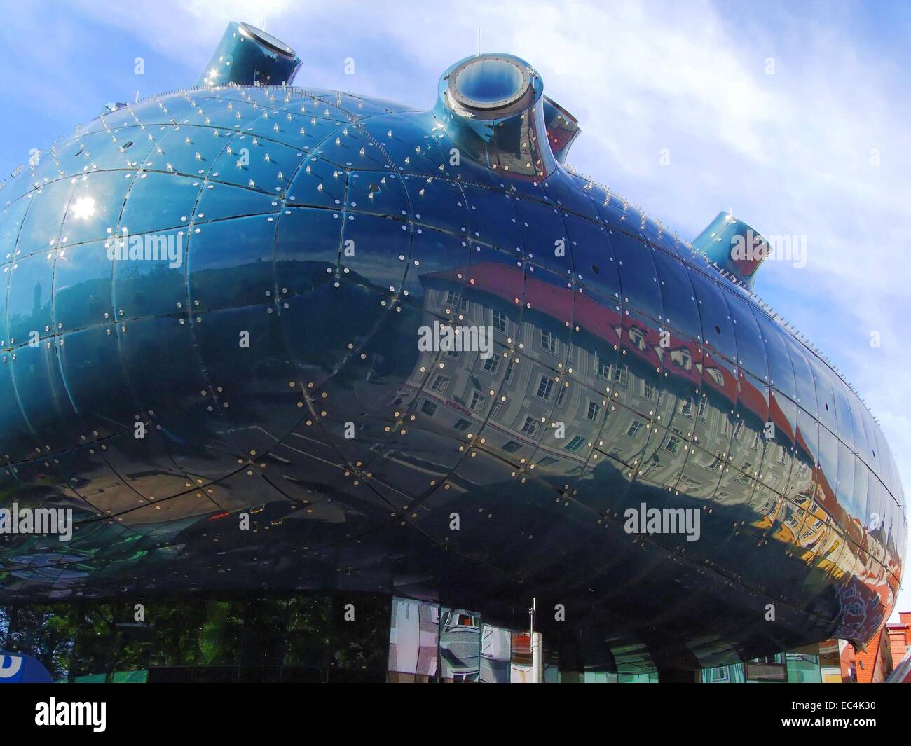 Grazer Kunsthaus by Peter Cook and Colin Fournier Stock Photo