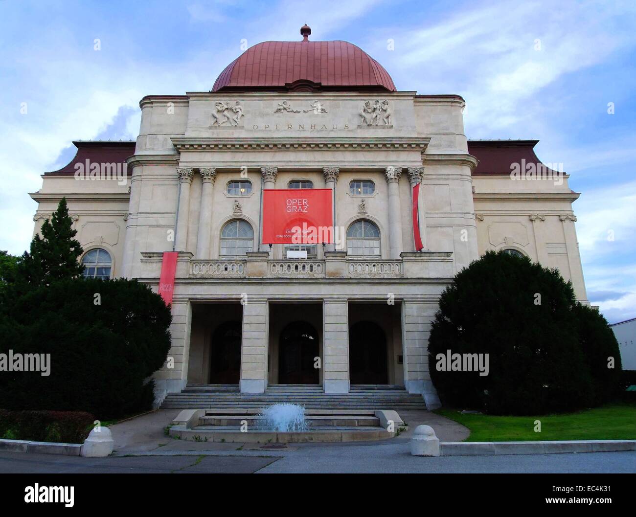 Graz Opera House in neo-Baroque style Stock Photo - Alamy