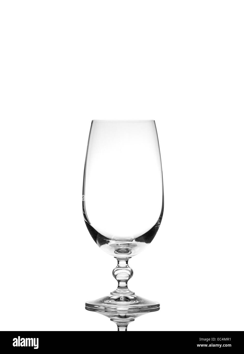 Isolated empty beer glass Stock Photo Alamy